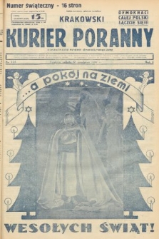 Krakowski Kurier Poranny : niezależny organ demokratyczny. 1937, nr 171
