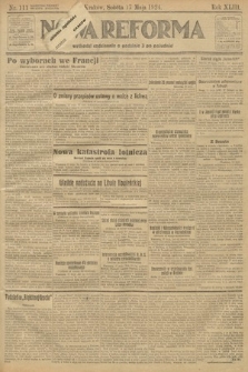 Nowa Reforma. 1924, nr 111