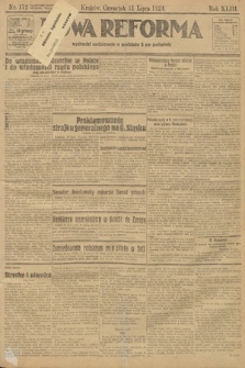 Nowa Reforma. 1924, nr 172