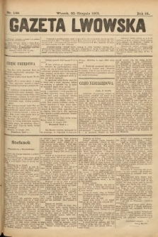 Gazeta Lwowska. 1901, nr 189
