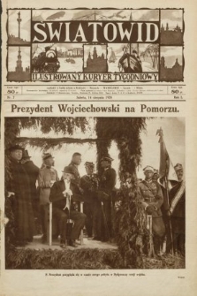 Światowid : ilustrowany kuryer tygodniowy. 1924, nr 2
