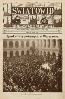 Światowid : ilustrowany kuryer tygodniowy. 1924, nr 3