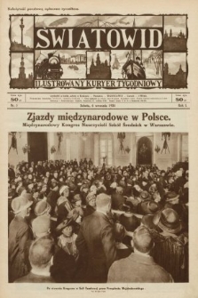 Światowid : ilustrowany kuryer tygodniowy. 1924, nr 5