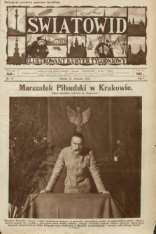 Światowid : ilustrowany kuryer tygodniowy. 1924, nr 16