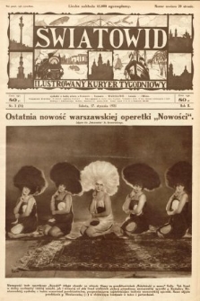 Światowid : ilustrowany kuryer tygodniowy. 1925, nr 3