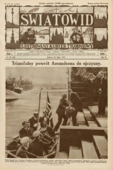Światowid : ilustrowany kuryer tygodniowy. 1925, nr 29