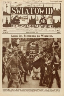 Światowid : ilustrowany kuryer tygodniowy. 1925, nr 36