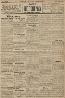 Nowa Reforma (wydanie popołudniowe). 1916, nr 319