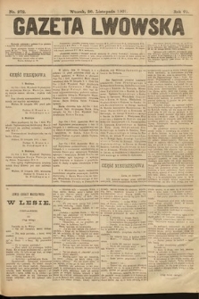 Gazeta Lwowska. 1901, nr 272