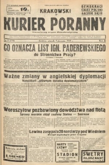 Krakowski Kurier Poranny : niezależny organ demokratyczny. 1938, nr 3 (178)