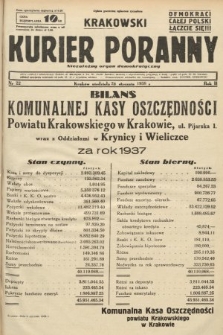 Krakowski Kurier Poranny : niezależny organ demokratyczny. 1938, nr 22