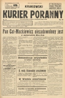 Krakowski Kurier Poranny : niezależny organ demokratyczny. 1938, nr 75