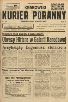Krakowski Kurier Poranny : niezależny organ demokratyczny. 1938, nr 92