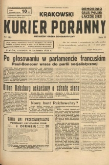 Krakowski Kurier Poranny : niezależny organ demokratyczny. 1938, nr 103