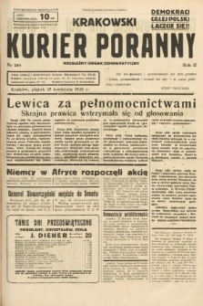 Krakowski Kurier Poranny : niezależny organ demokratyczny. 1938, nr 104