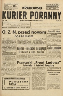 Krakowski Kurier Poranny : niezależny organ demokratyczny. 1938, nr 164