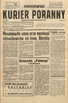 Krakowski Kurier Poranny : niezależny organ demokratyczny. 1938, nr 182