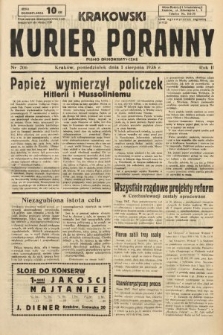 Krakowski Kurier Poranny : pismo demokratyczne. 1938, nr 206