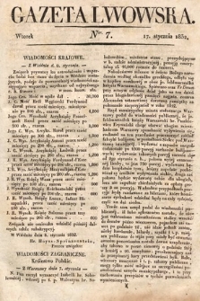 Gazeta Lwowska. 1832, nr 7