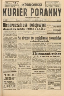 Krakowski Kurier Poranny : pismo demokratyczne. 1938, nr 325