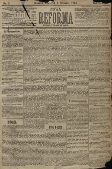 Nowa Reforma (numer popołudniowy). 1913, nr 2