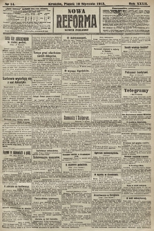 Nowa Reforma (numer poranny). 1913, nr 14