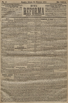 Nowa Reforma (numer popołudniowy). 1913, nr 17