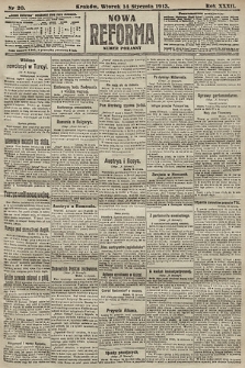 Nowa Reforma (numer poranny). 1913, nr 20
