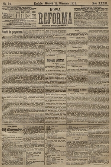 Nowa Reforma (numer popołudniowy). 1913, nr 21