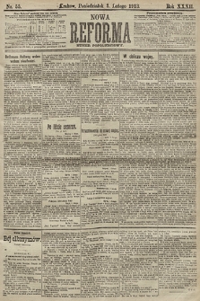 Nowa Reforma (numer popołudniowy). 1913, nr 55