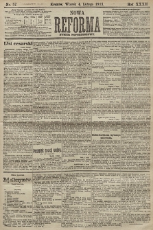 Nowa Reforma (numer popołudniowy). 1913, nr 57