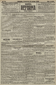 Nowa Reforma (numer poranny). 1913, nr 72