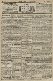 Nowa Reforma (numer popołudniowy). 1913, nr 87
