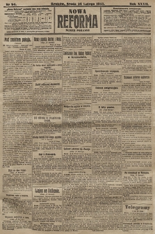 Nowa Reforma (numer poranny). 1913, nr 94