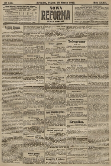 Nowa Reforma (numer poranny). 1913, nr 142