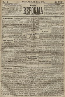 Nowa Reforma (numer popołudniowy). 1913, nr 145