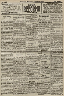 Nowa Reforma (numer poranny). 1913, nr 148