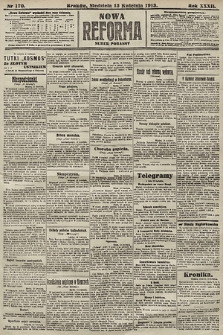 Nowa Reforma (numer poranny). 1913, nr 170