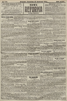 Nowa Reforma (numer poranny). 1913, nr 176