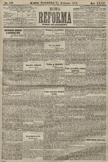 Nowa Reforma (numer popołudniowy). 1913, nr 183