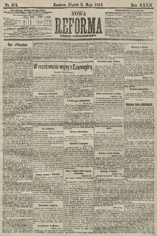 Nowa Reforma (numer popołudniowy). 1913, nr 201