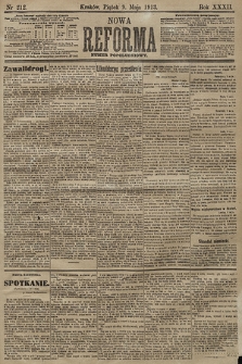 Nowa Reforma (numer popołudniowy). 1913, nr 212
