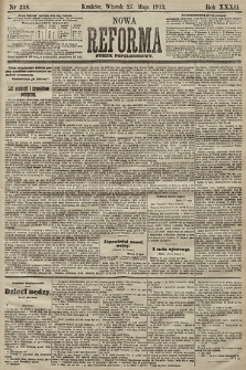Nowa Reforma (numer popołudniowy). 1913, nr 238