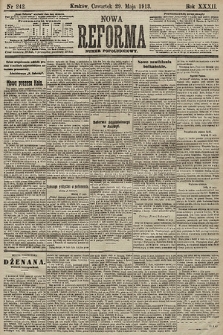 Nowa Reforma (numer popołudniowy). 1913, nr 242