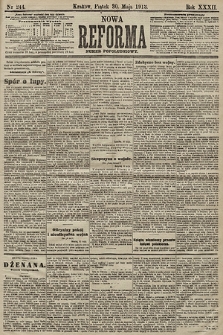 Nowa Reforma (numer popołudniowy). 1913, nr 244