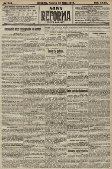 Nowa Reforma (numer poranny). 1913, nr 245