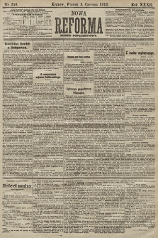 Nowa Reforma (numer popołudniowy). 1913, nr 250