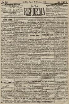 Nowa Reforma (numer popołudniowy). 1913, nr 252