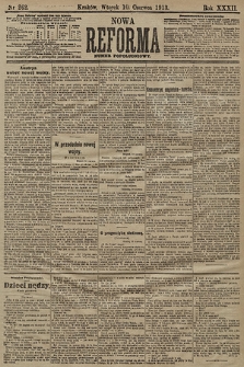 Nowa Reforma (numer popołudniowy). 1913, nr 262