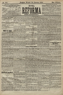 Nowa Reforma (numer popołudniowy). 1913, nr 286